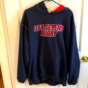Men’s USA Sevens Rugby Hoodie (2XL)